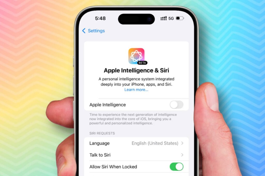 Storage requirements on Apple with iOS 18.2