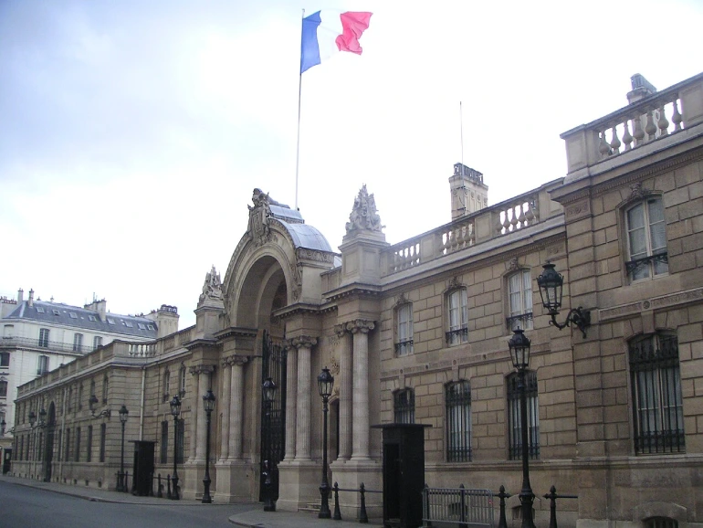 Features of the Elysée Palace