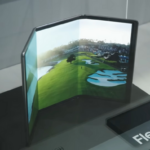 Samsung three-piece foldable phone