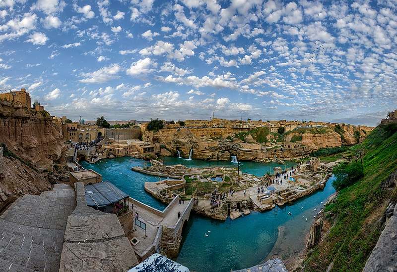 Shushtar water structures, photo source: Wikimedia site, photographer: Iman Yari