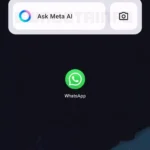 Meta artificial intelligence widget