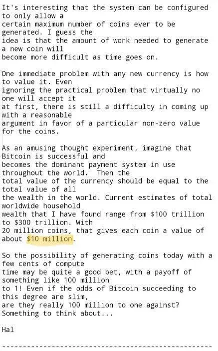 What will be the future of Bitcoin? Bitcoin price prediction from 2025 to 2050 Hal Finney's prediction of the future price of Bitcoin