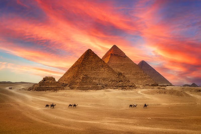 Egypt Pyramids, Photo Source: Popularmechanics.com, Photographer: Unknown