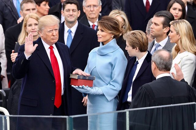 What is Trump doing today?