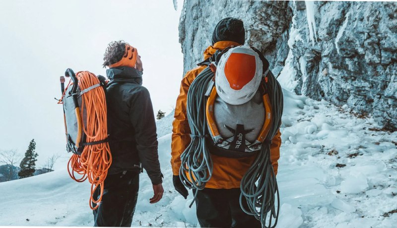 Rope -portable mouaineering backpack. Source: Online.kukenas.top website; Photographer: Unknown