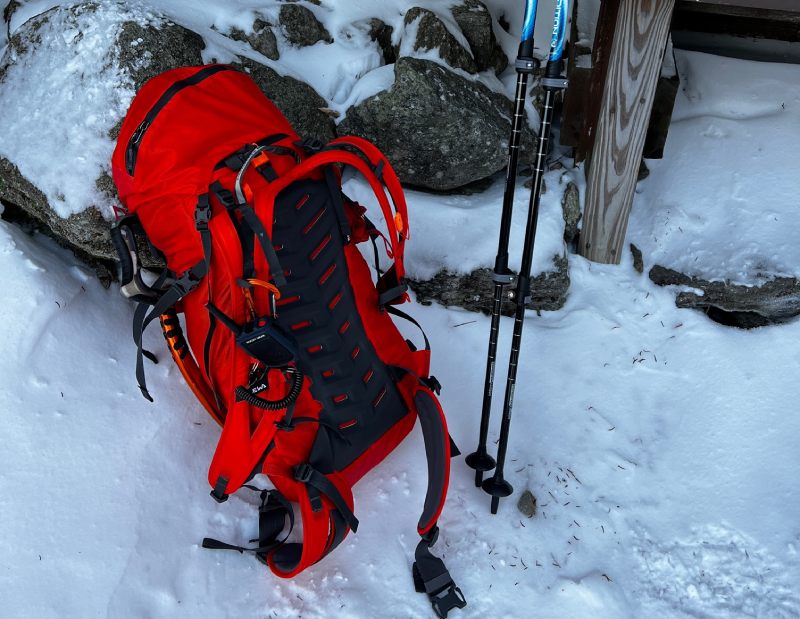 Mouaineering backpack for adverse weather conditions. Source: Northeastalpinestart.com; Photographer: Unknown
