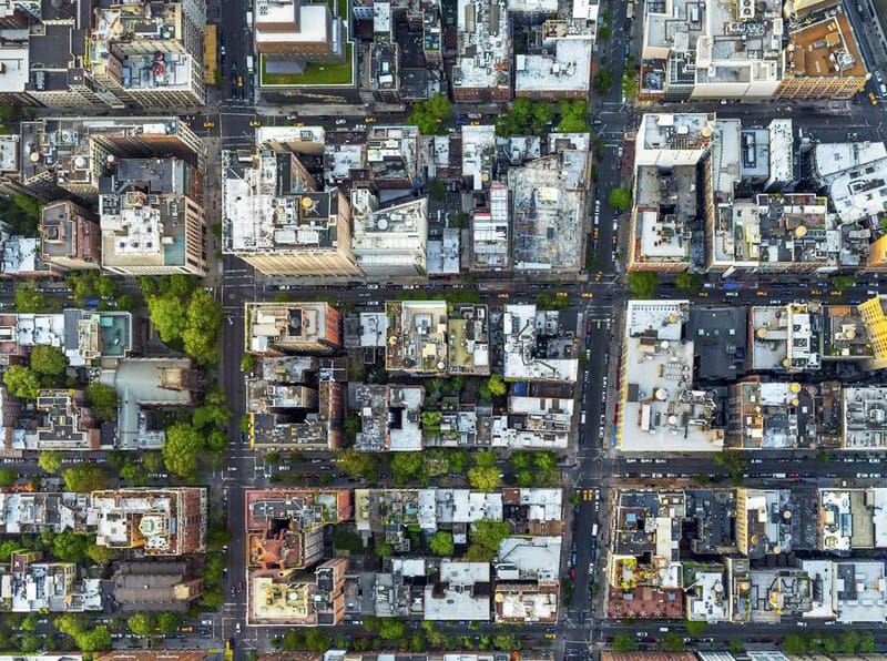 Aerial Photo of Metropolitan City in America