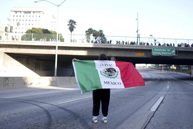 Widespread march of protesters in the US against the dismissal of immigras
