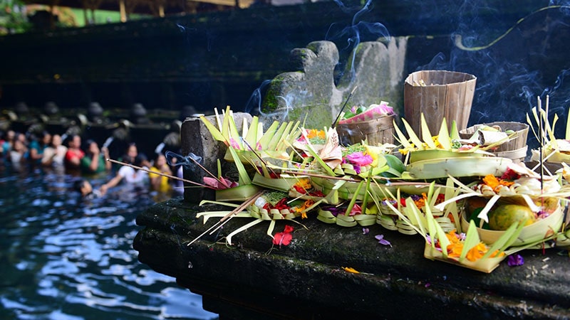 The importance of gifts in Bali religious rituals