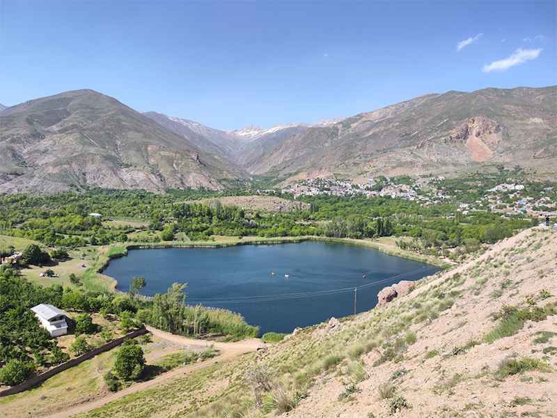 Mouain Nature of Lake Evan Qazvin, Photo Source: Google Map, Photographer: Mohammad Reza Omidvar