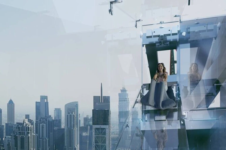 Dubai glass slide