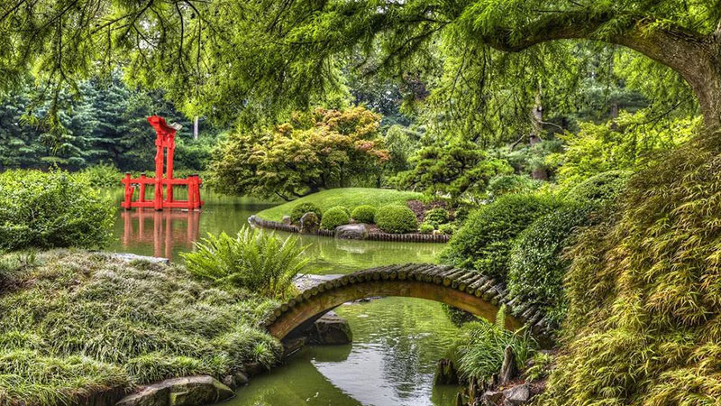 2- Brooklyn Garden in New York / Brooklyn Garden from the world's famous gardens
