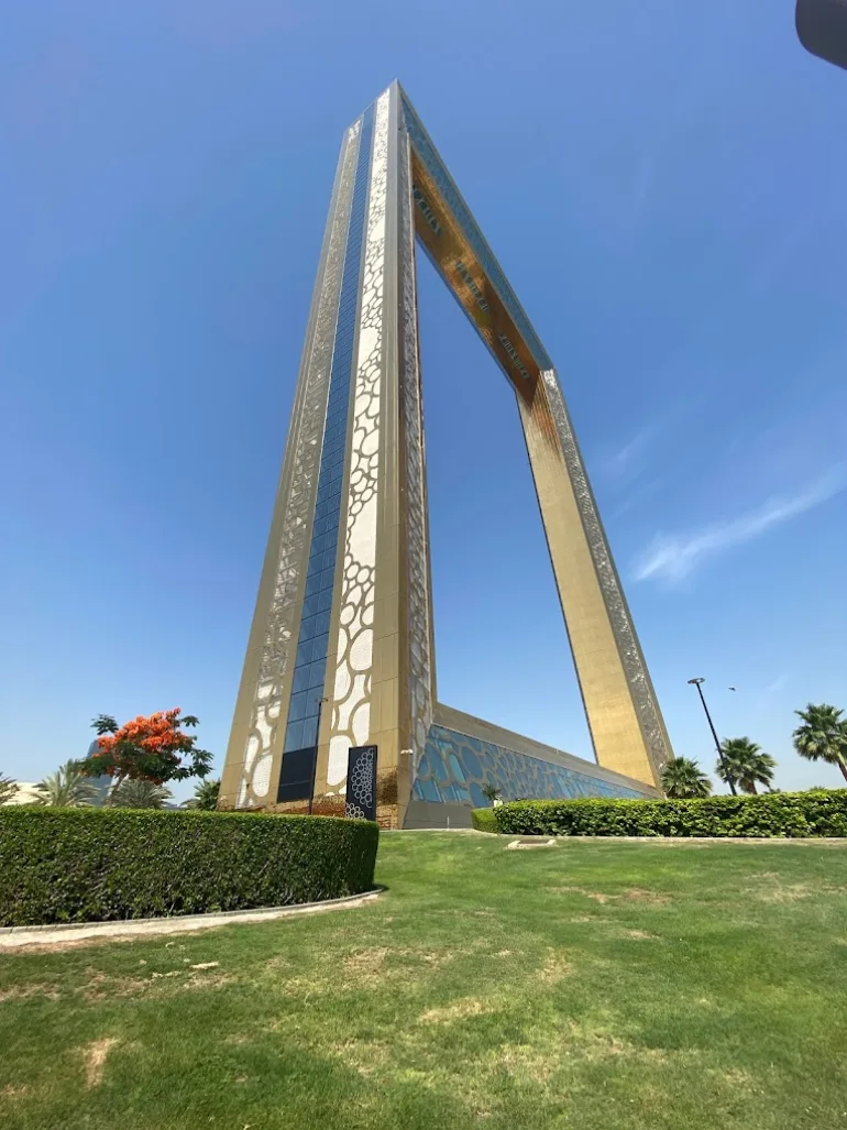 The main purpose of making the Dubai frame