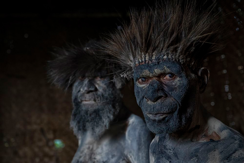 Strange people of native tribal; Photographer: Maricruz Sainz de Aja from <a href=