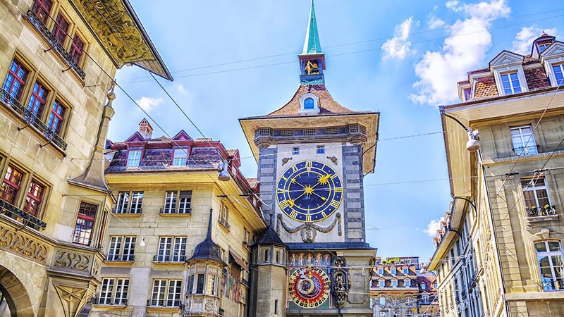 Bern clock tower, Switzerland / Bern's Clock Tower, Switzerland