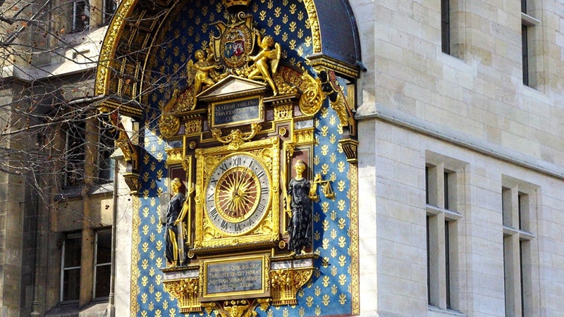 LA CONCIRIIE watch in Paris, France of the famous European watch towers