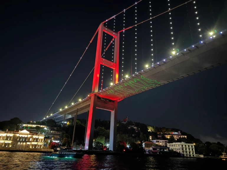 Istanbul's Floria Coast; Surprising Sunshine 5 Bosphorus Bridge to Floria Coast