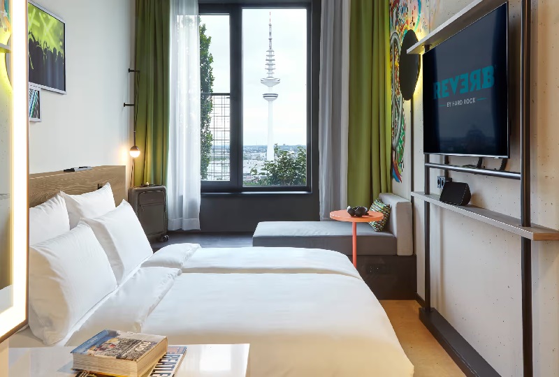 The ierior of the St. Pauli Hotel rooms; Photo Source: theguardian.com; Photographer: Unknown