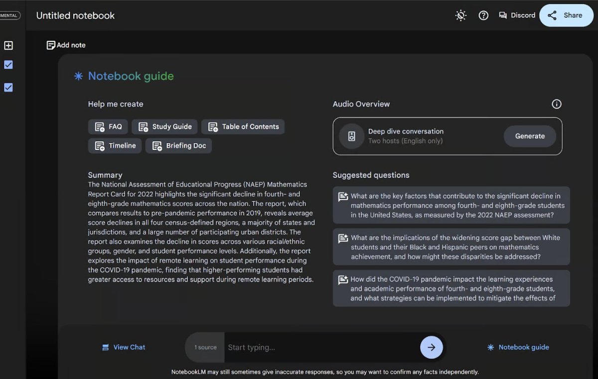 Making Podcasts with LM notebook