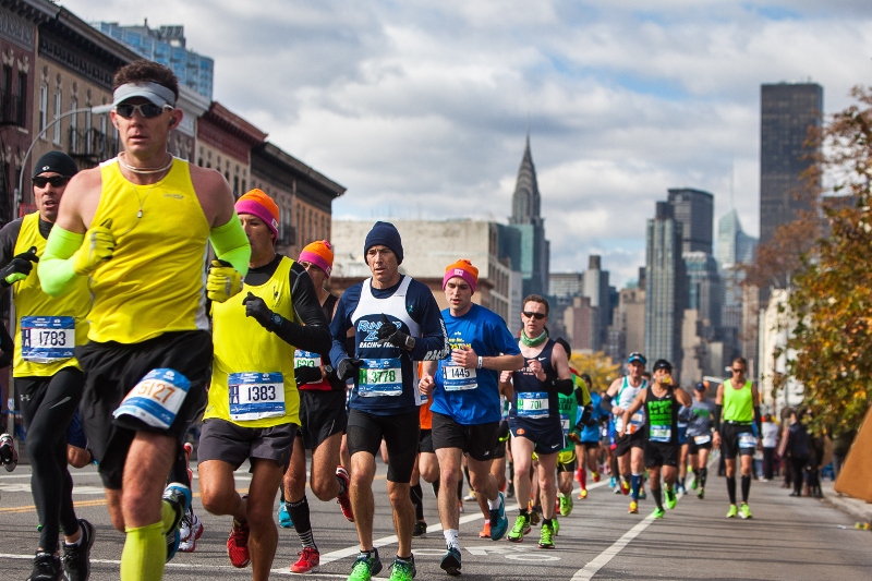 New York marathon runners; Photo Source: Jooinn.com. Photographer: Unknown