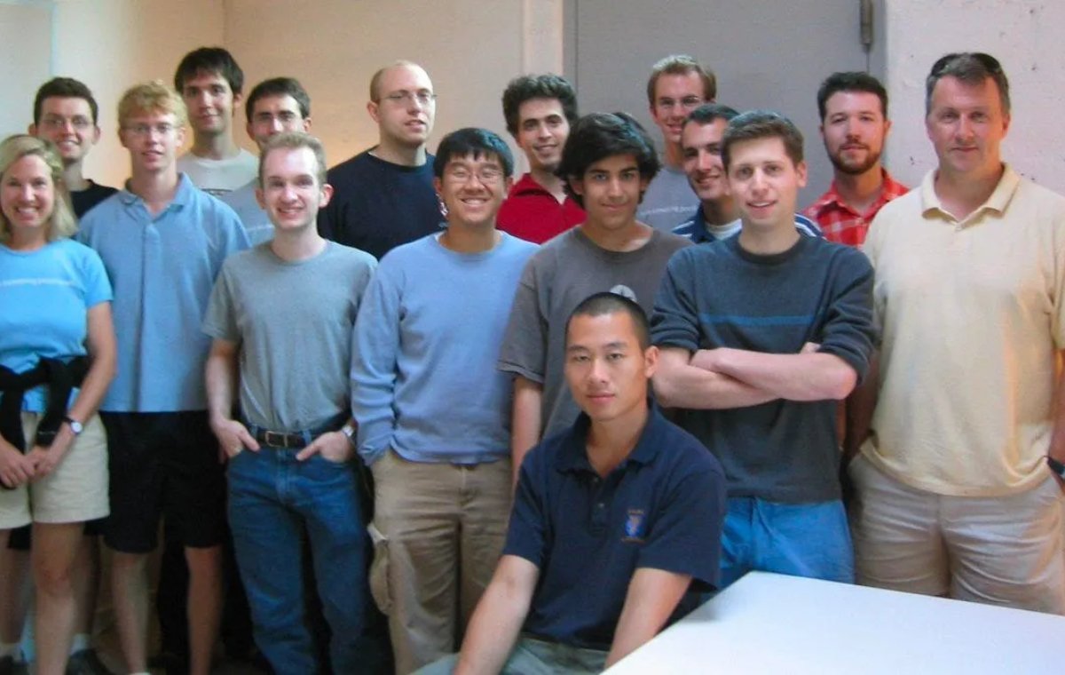 Sam Altman in its first startup company