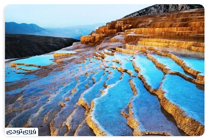 Where are the colored springs and staircases? The best season of travel to Badab Surat