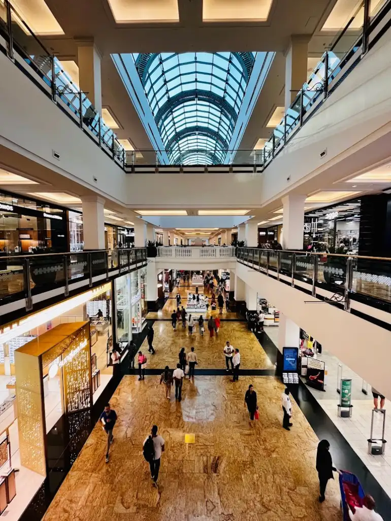 Shopping in the Emirates Mall