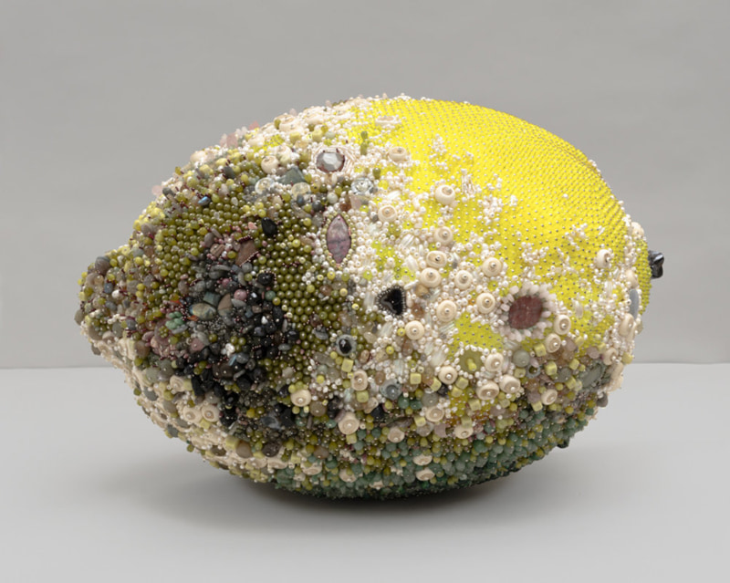 Moldy lemon frozen