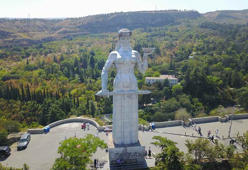 Tbilisi Mother's Peace Statue, Photo Source: Heroesofadveure.com, Photographer: Unknown
