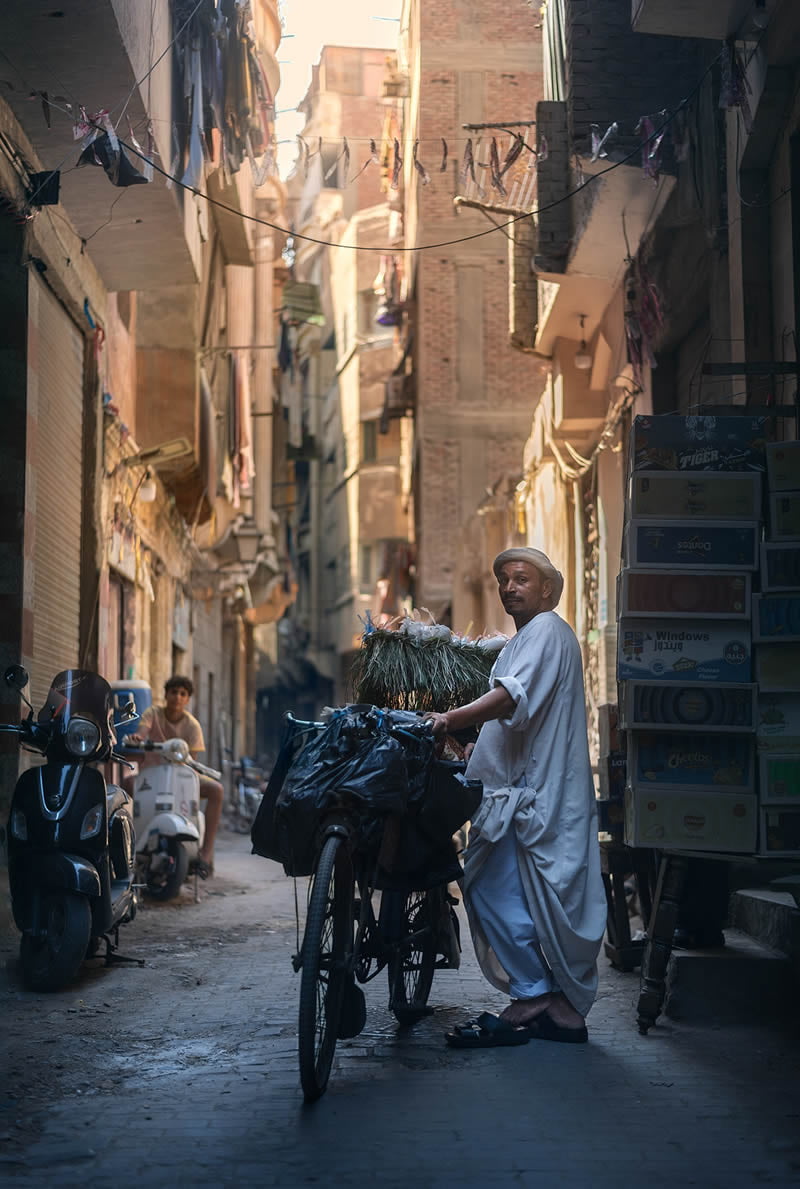 Egyptian man with white