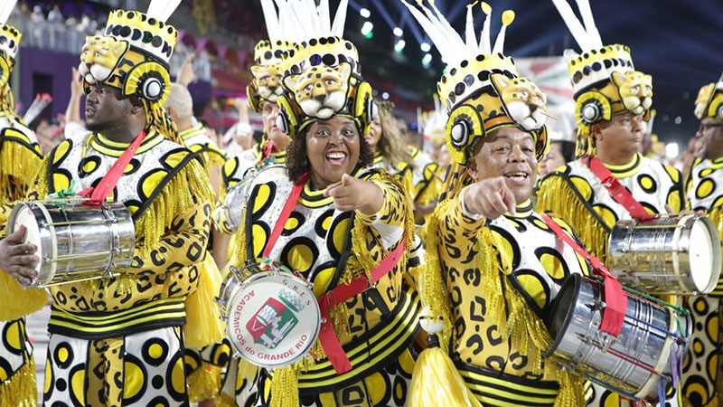 Samba -style music feature