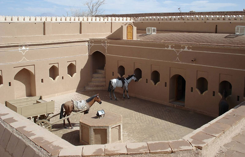 The priing house of Maybod; Photo Source: Visitiran; Photographer's name: Unknown