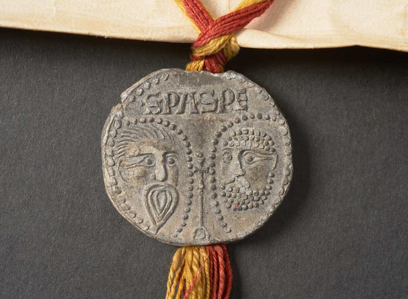 The seal of trade in the past; Photo Source: Ku Leuven; Photographer's name: Unknown 