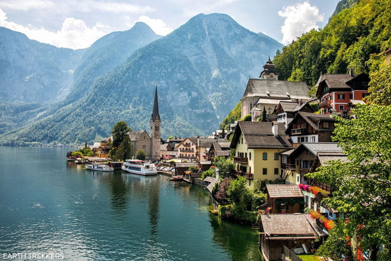 Hallstatt beautiful city in <a href=