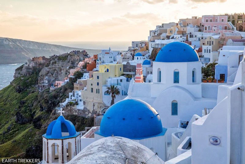 The beautiful city of Saorini in <a href=