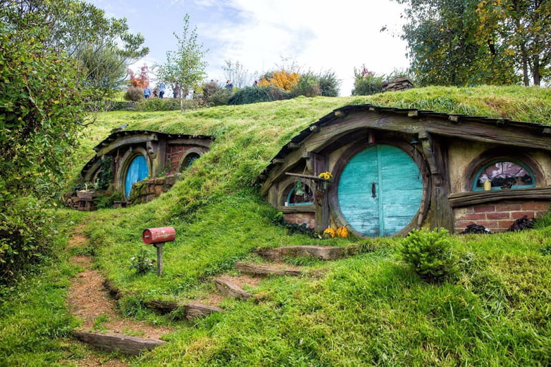 Hobbiton Village in <a href=