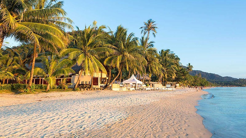 White Sand Beach (White Sand Beach) from the best Thailand beaches