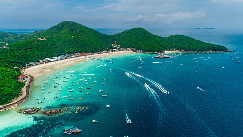 Thailand coast of Pattaya