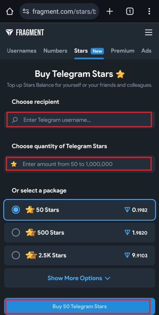 How to buy Stars Telegram; How to buy digital currency How to Buy Stars Telegram from Fergency
