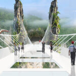 Golden Glass Bridge; Introduction to the world's tallest glass bridge