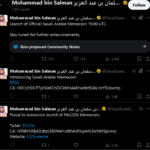 Hacking an official account of X -Saudi Legal Conference