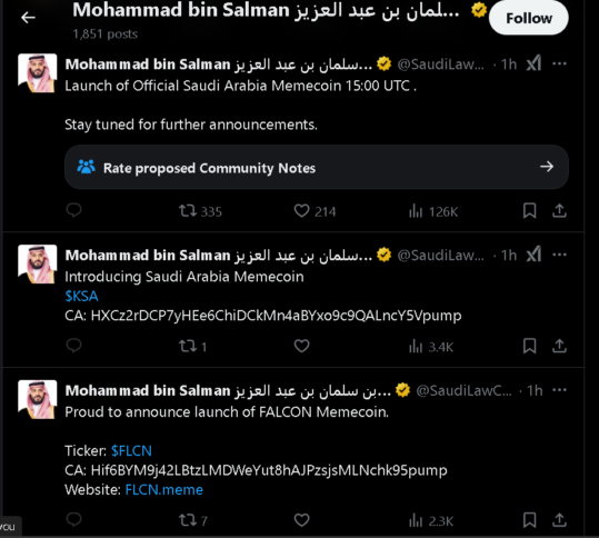 Hacking an official account of X -Saudi Legal Conference