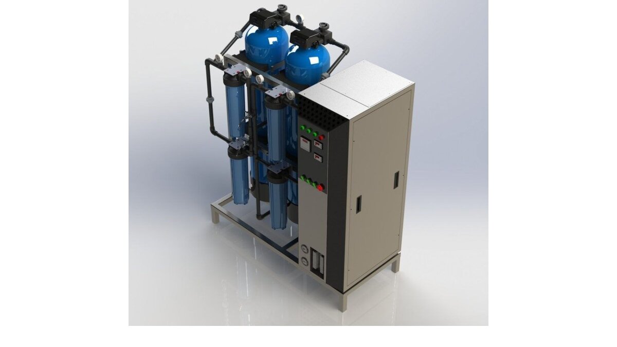 Production of central water purifiers of hospital systems at half the price of external sample