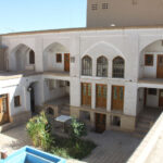 The yard of the tadin from the rooftop facade; Source: Arya Heritage; Photographer: Ehsan Varamini