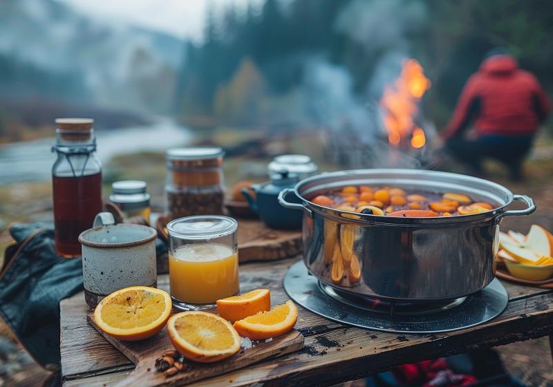Cooking in nature with the appropriate nature coainers; Photo Source: vecteezy.com; Photographer: Gankogroup