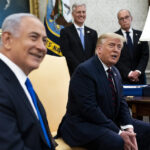 Video/ Trump in the mind of Gaza's seizure; The opposite hands came up