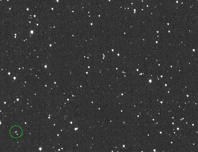 What does an asteroid look like in year 6?