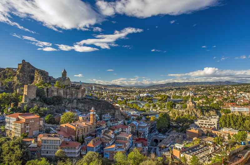 Aerial Photo from the Old Town of Tbilisi, Photo Source: NationalgeGraphic.com, Photographer: Unknown