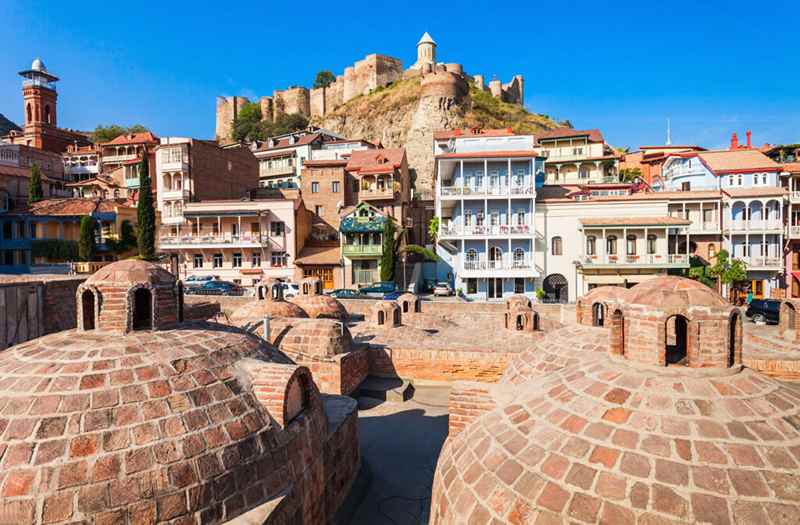 Historical monumes in the old city of Tbilisi, Photo Source: Budgettravelplans.com, Photographer: Unknown