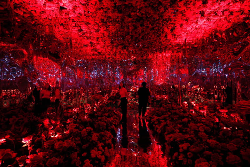 Visitors to Digital Art Installations Inspired by Little Prince in <a href=